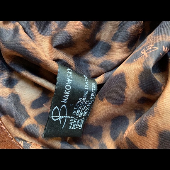 B Makowsky boho leather bag - Picture 7 of 7